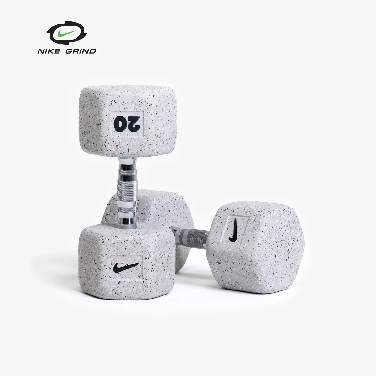 Nike Grind Dumbbells (Wolf Grey) (Çift)