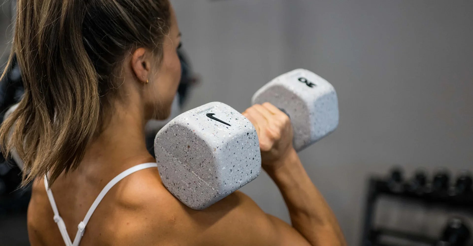 Nike Grind Dumbbells (Wolf Grey) (Çift)