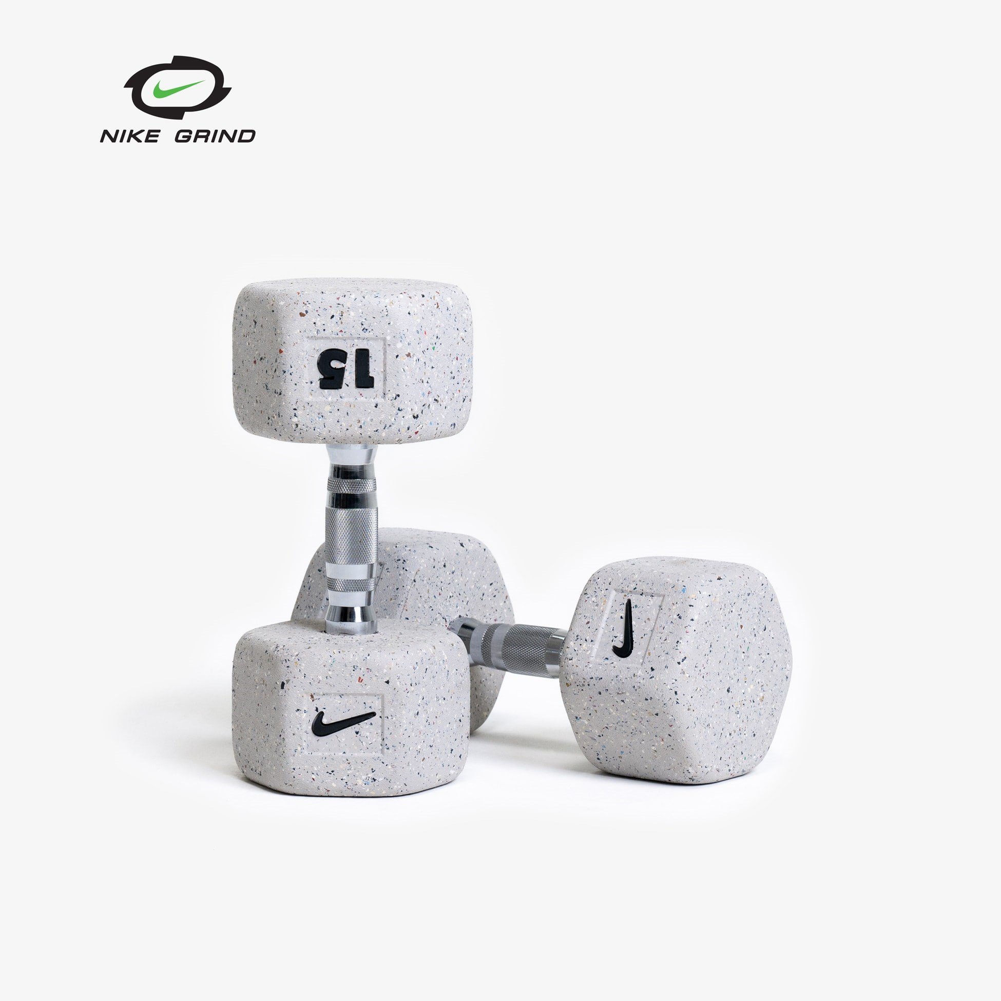 Nike Grind Dumbbells (Wolf Grey) (Çift)