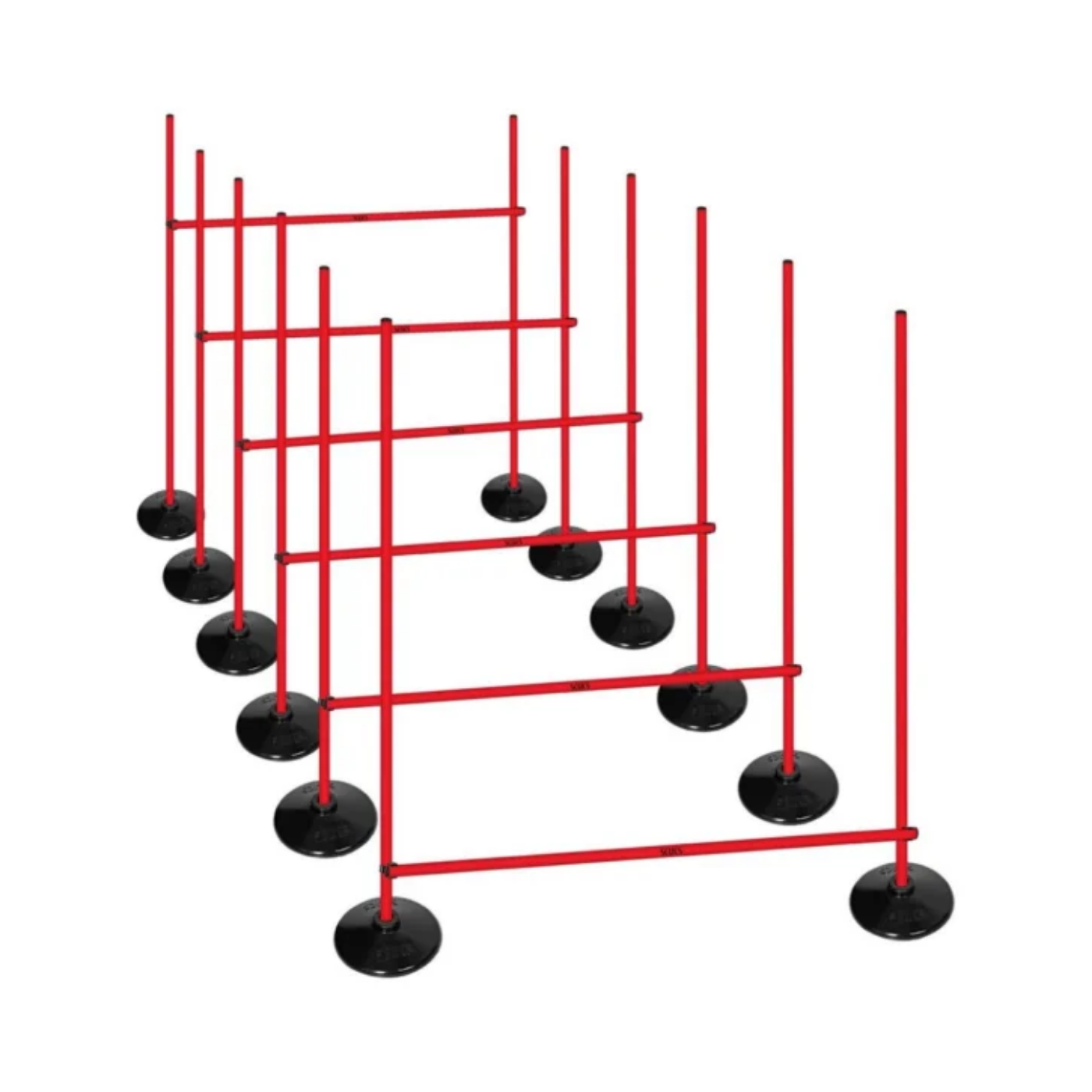 SLALOM SETİ KAUÇUK TABANLI RENKLİ
