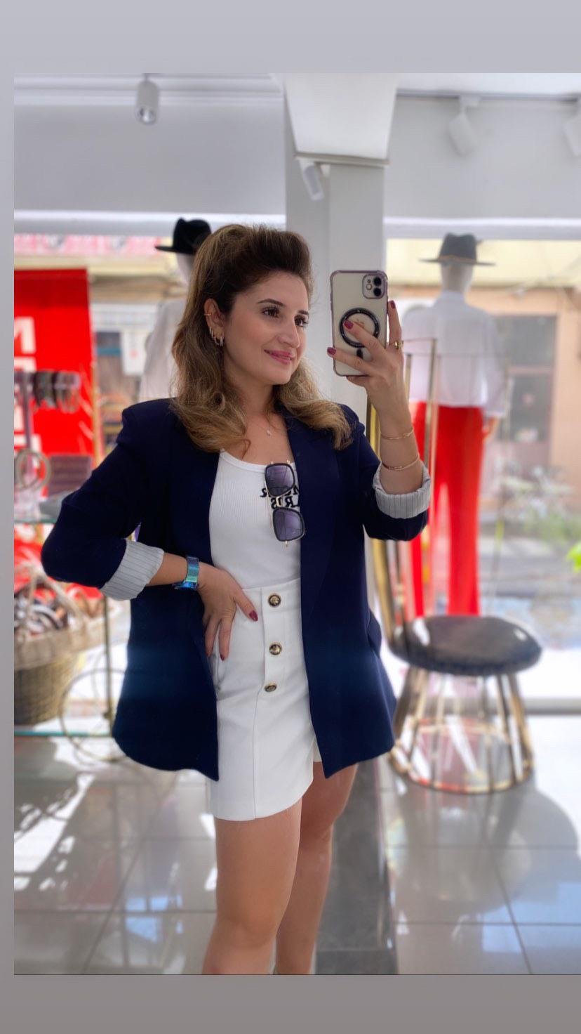  LACİVERT BLAZER CEKET