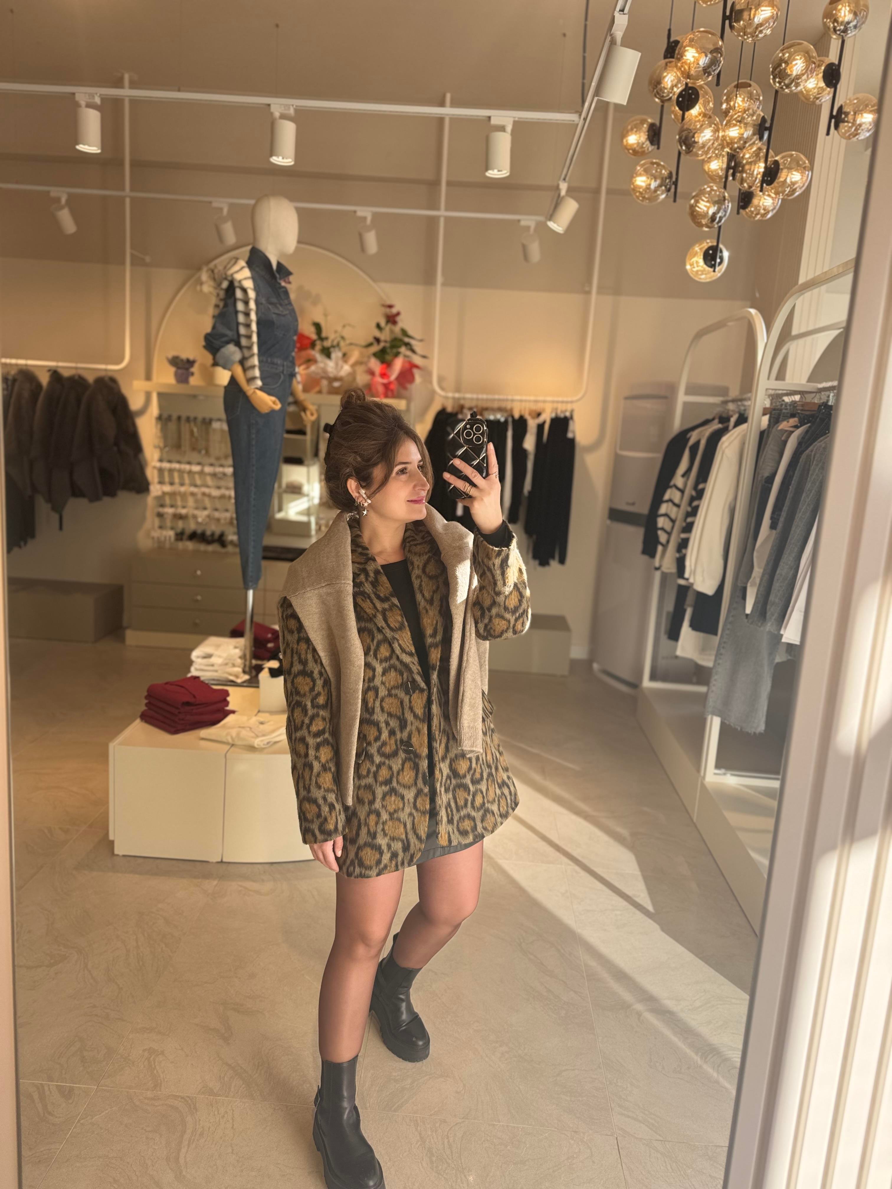 DESENLİ KAŞE BLAZER