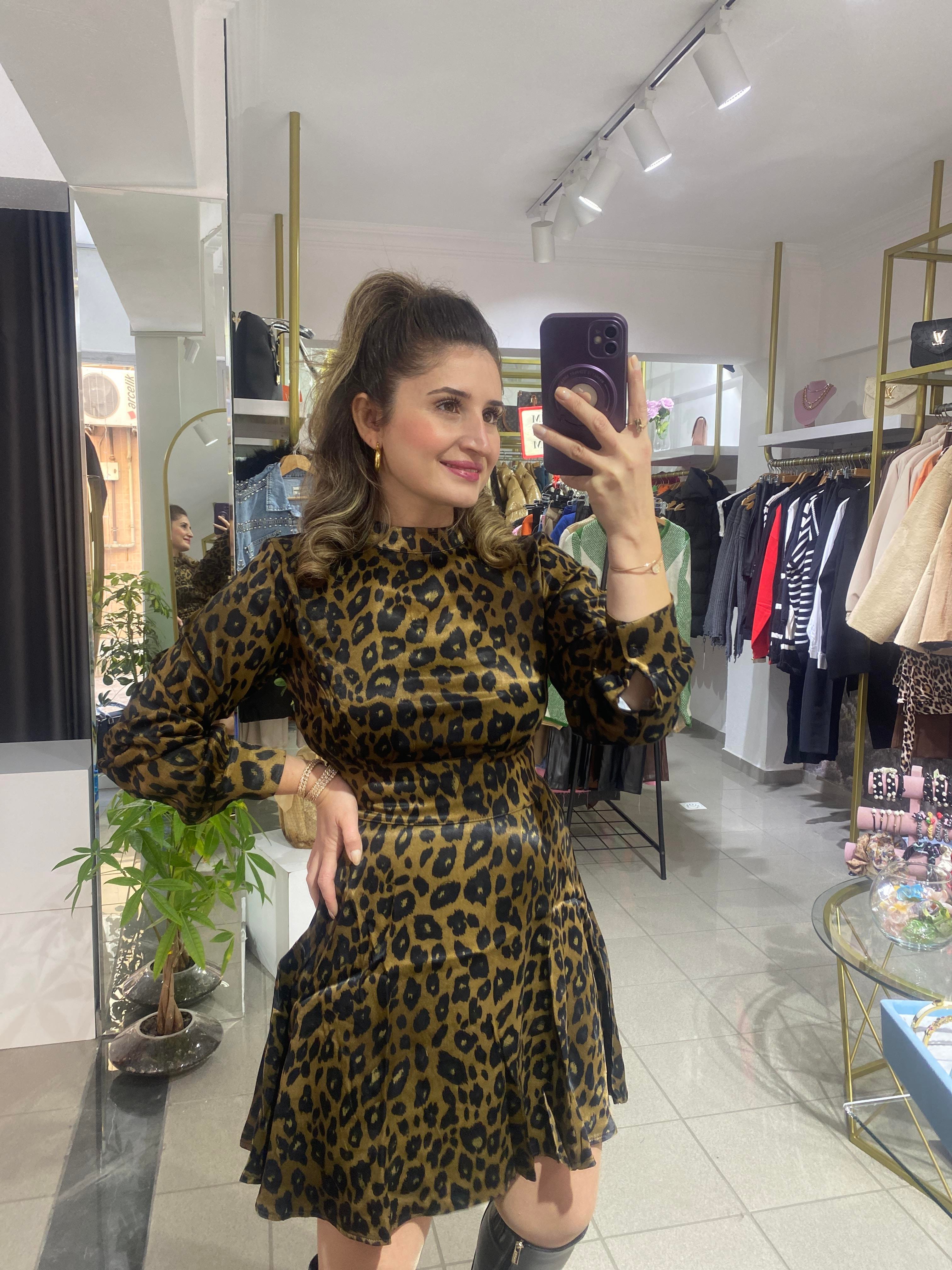 LEOPAR ELBİSE