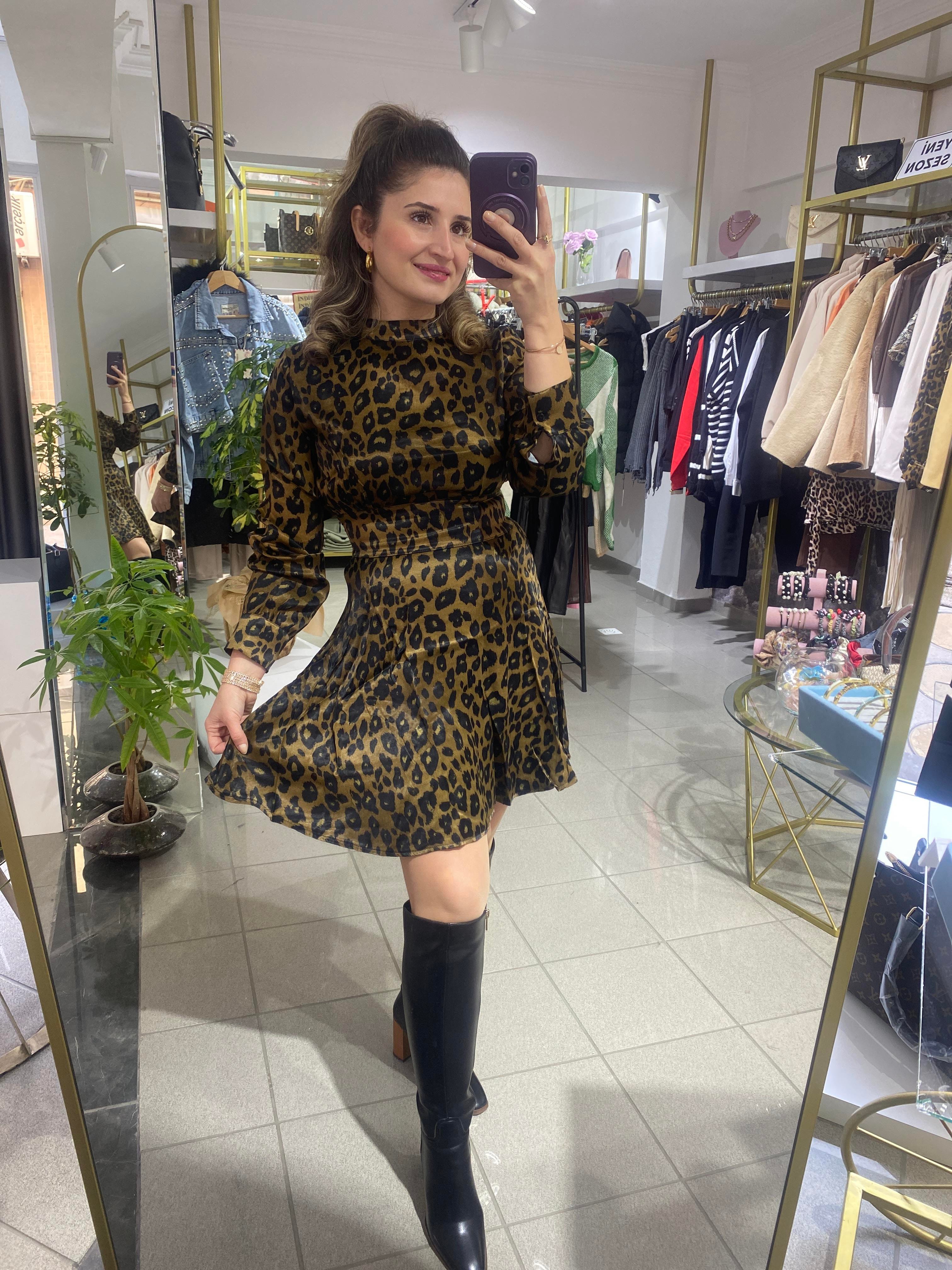 LEOPAR ELBİSE