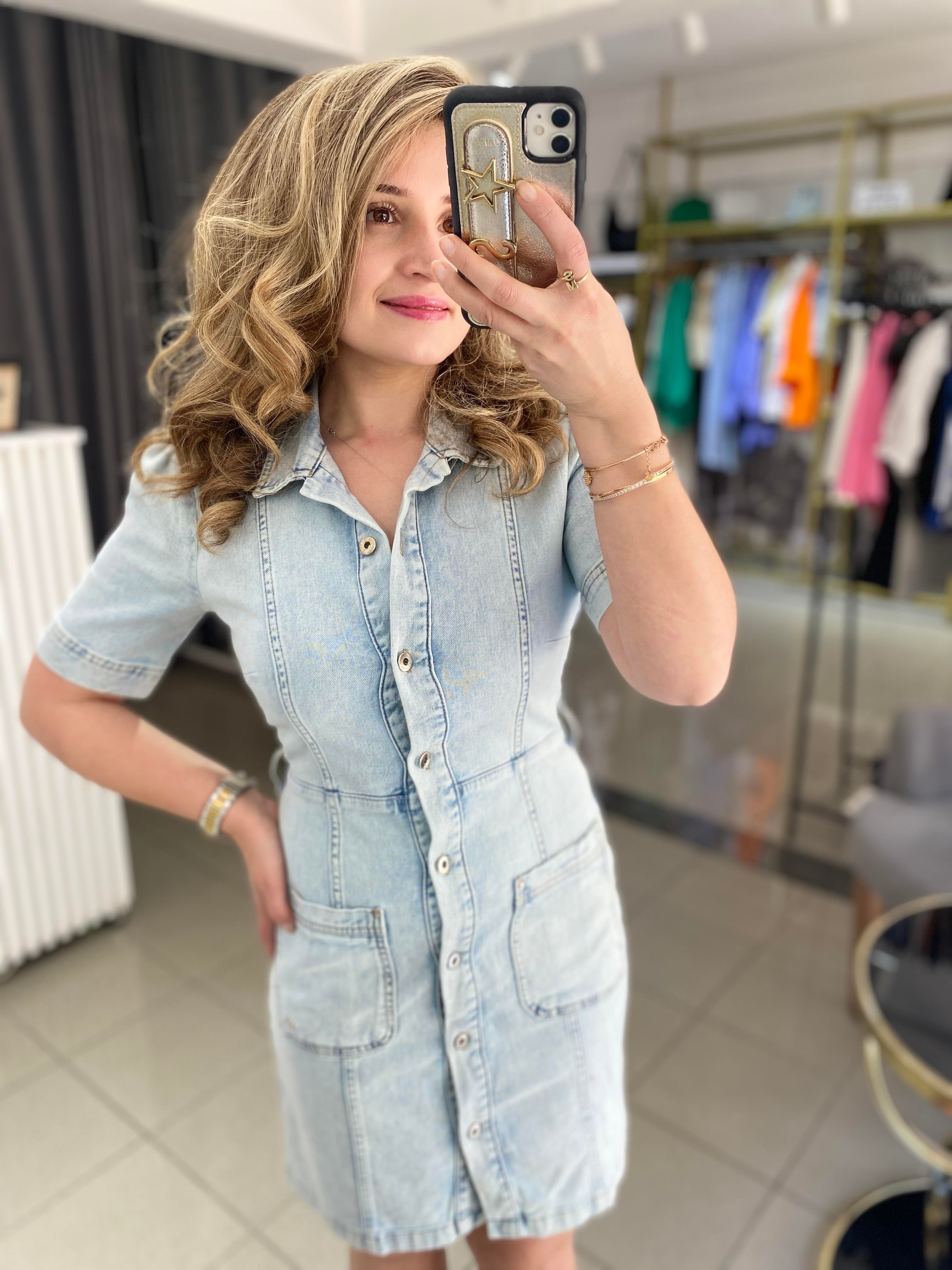 ORJİNAL MARKA JEAN ELBİSE 