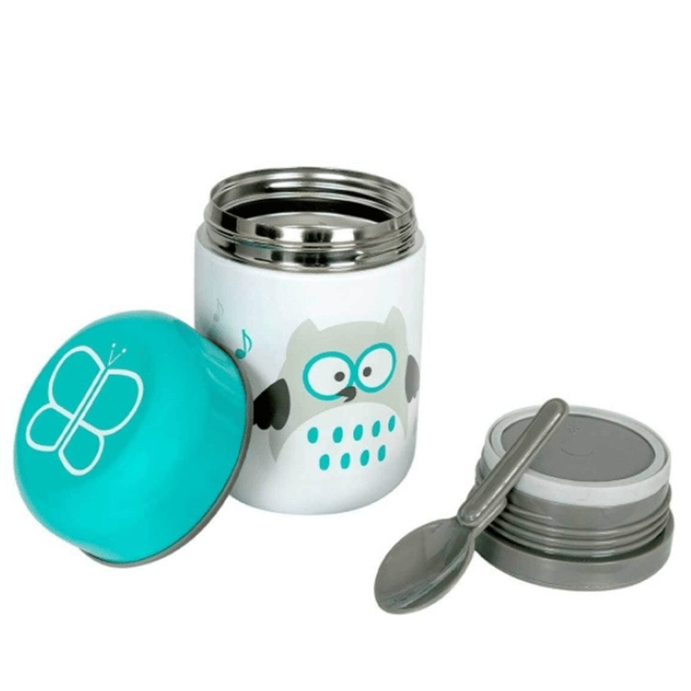 Bblüv Food Mama Termosu ve Kaşık - Mavi