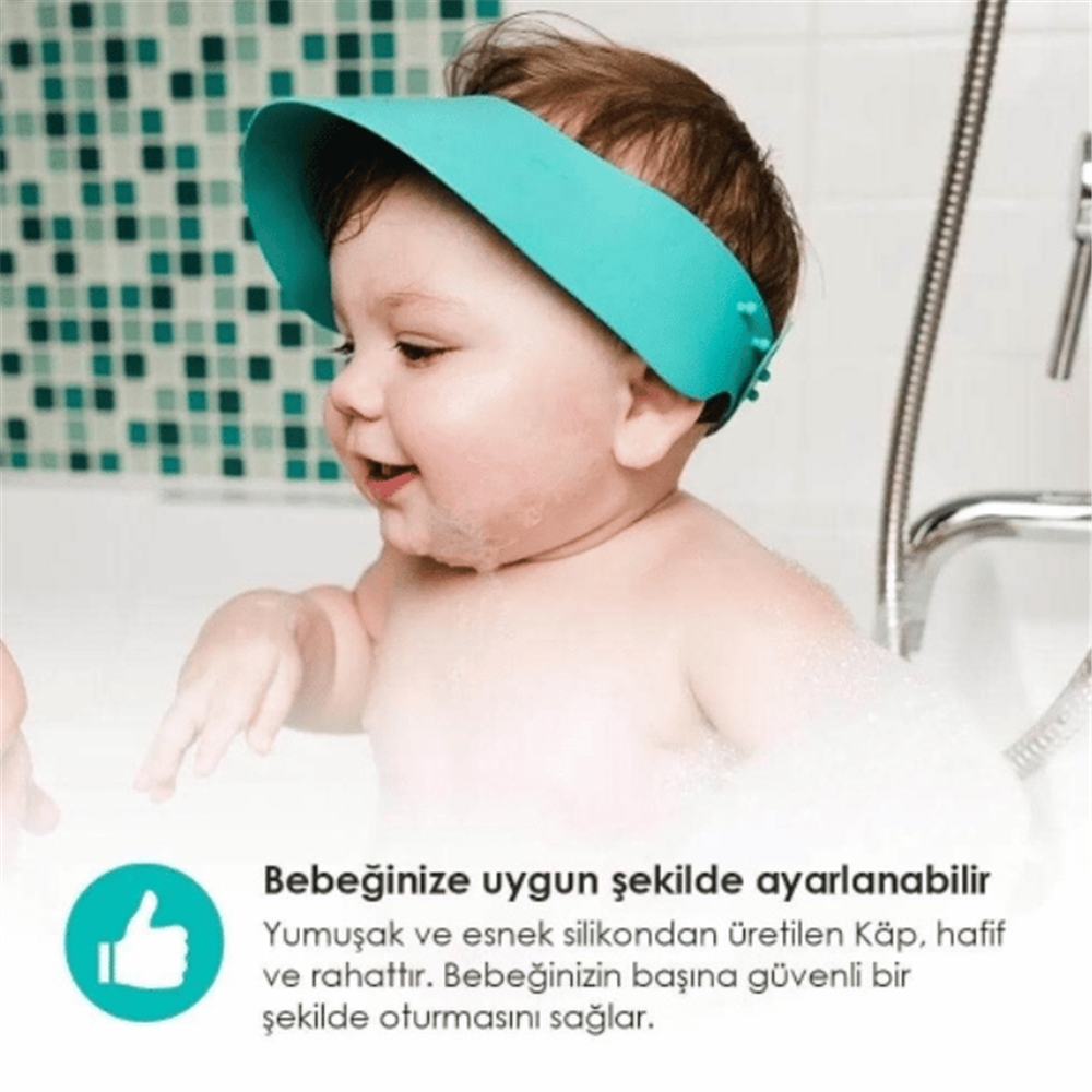 Bblüv Kap Silikon Şampuan Siperi - Mavi