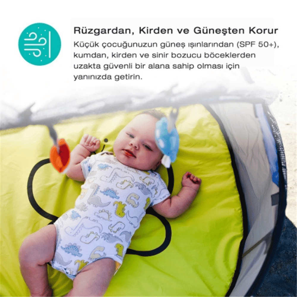 Bblüv Nido 2in1 Seyahat ve Oyun Çadırı - Gri