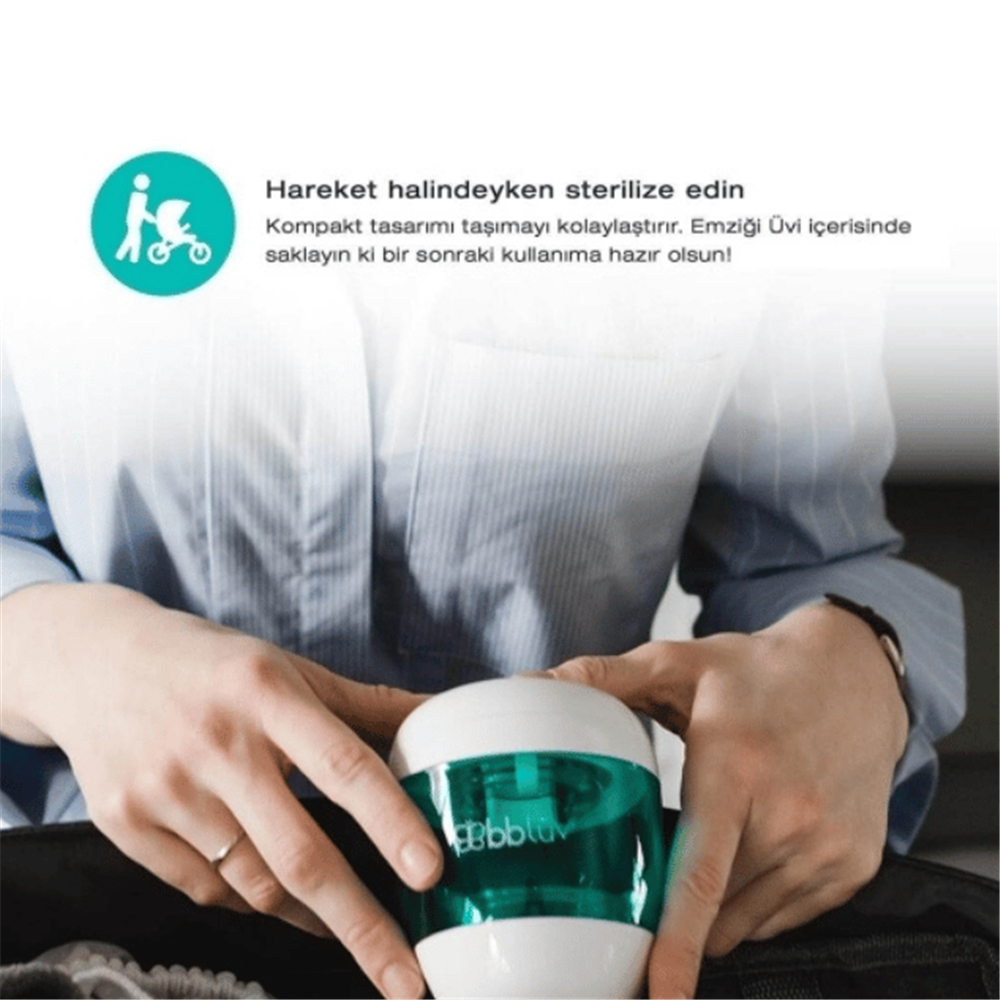 Bblüv Üvi 4in1 UV Portatif Sterilizatör - Yeşil