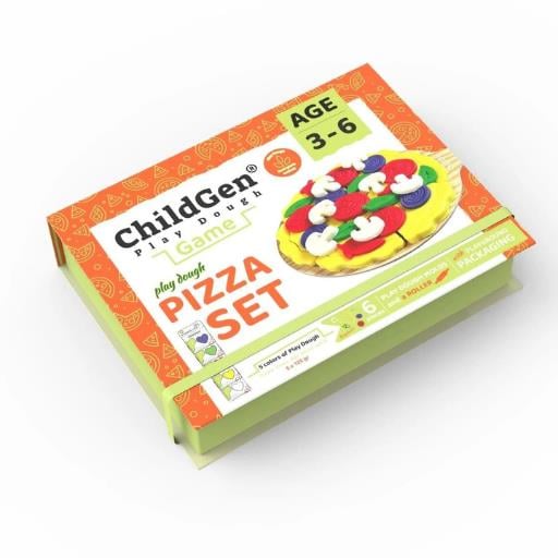 ChildGen Pizza Sahneli Oyun Hamuru Kutusu