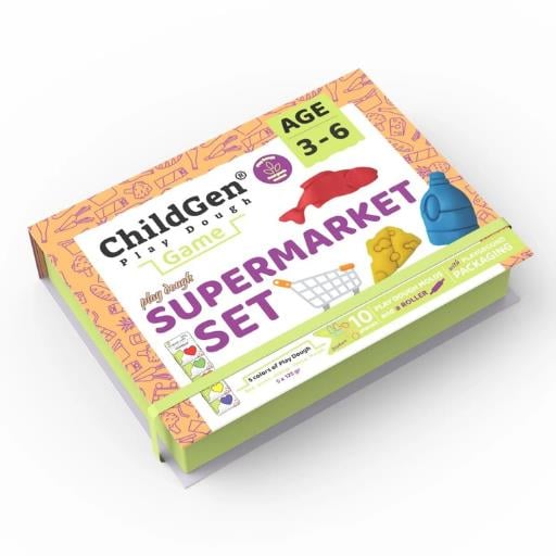 ChildGen Süper Market Sahneli Oyun Hamuru Kutusu