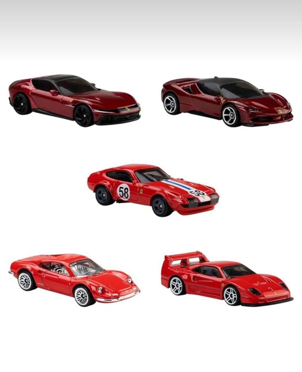 5 Parçalı Ferrari Araba Seti