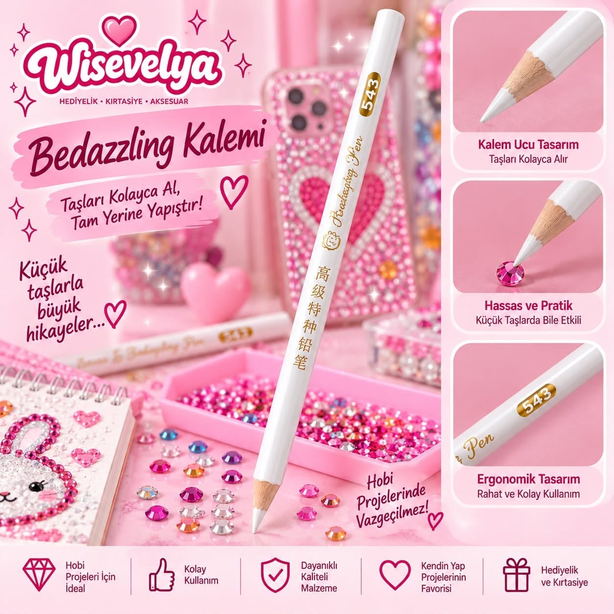 Bedazzling Taş Tutma Kalemi