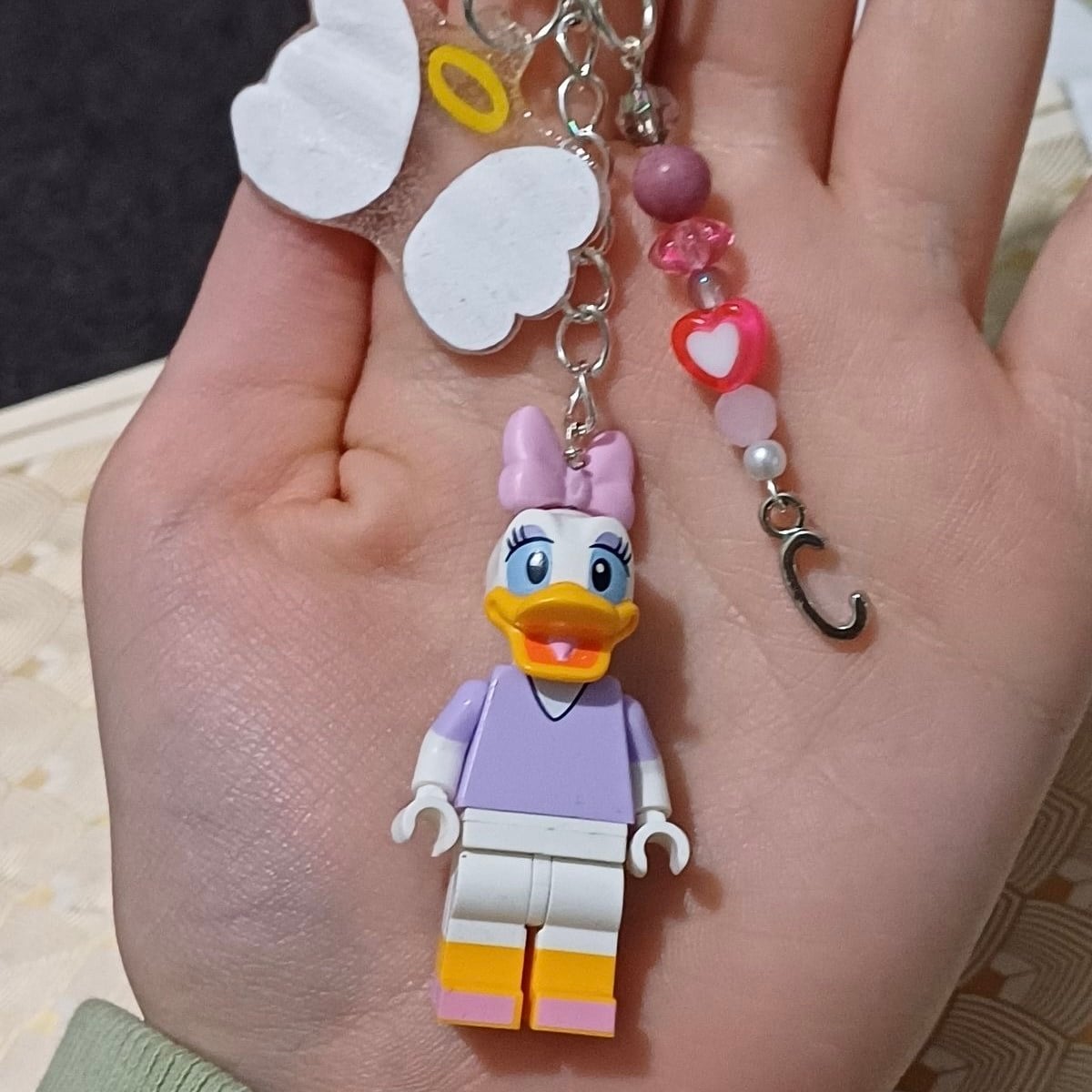 Daisy Duck Lego Anahtarlık