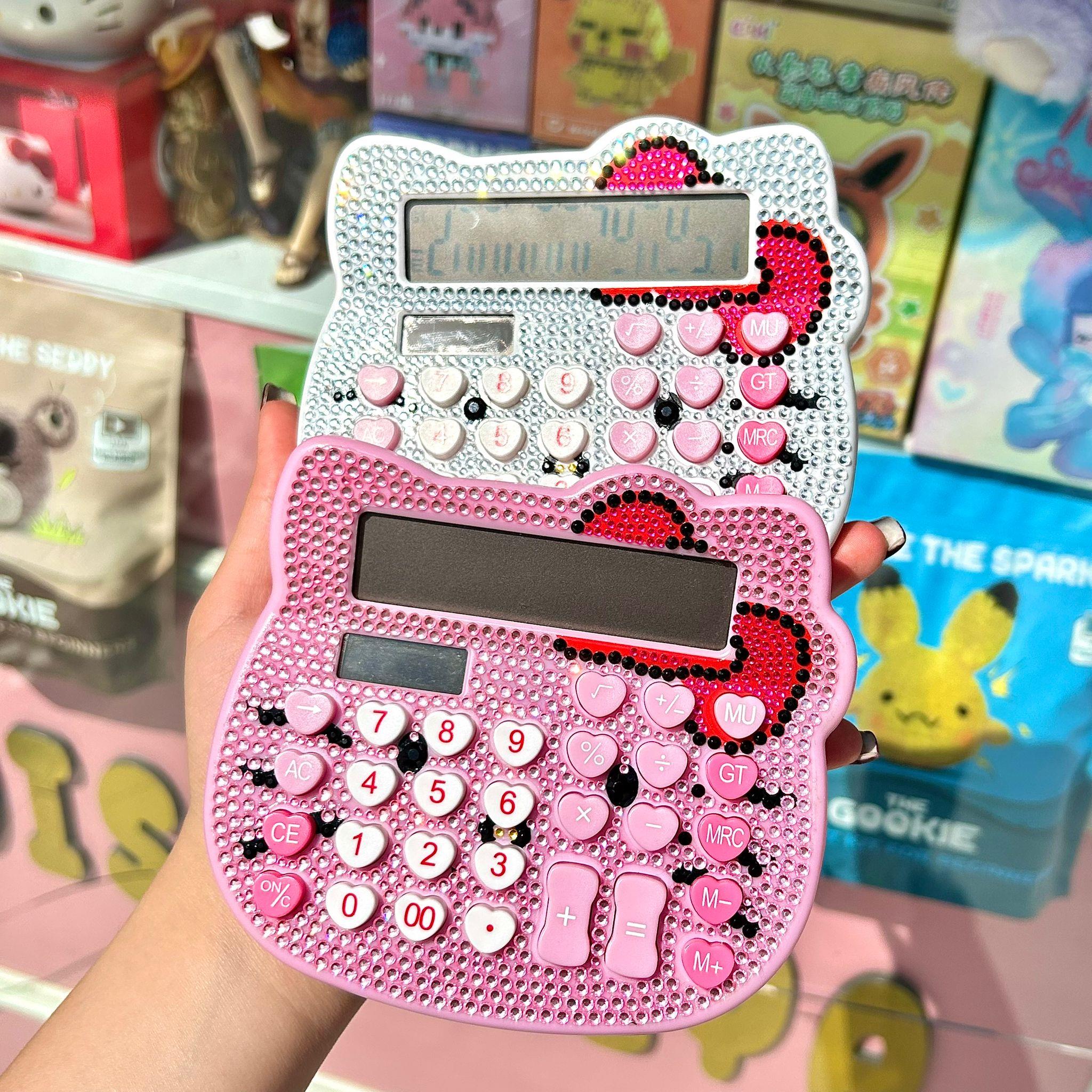 Hello Kitty Beyaz Hesap Makinesi