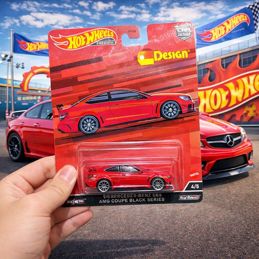 Hotwheels Mercedes-Benz C63 AMG Coupe Black Series