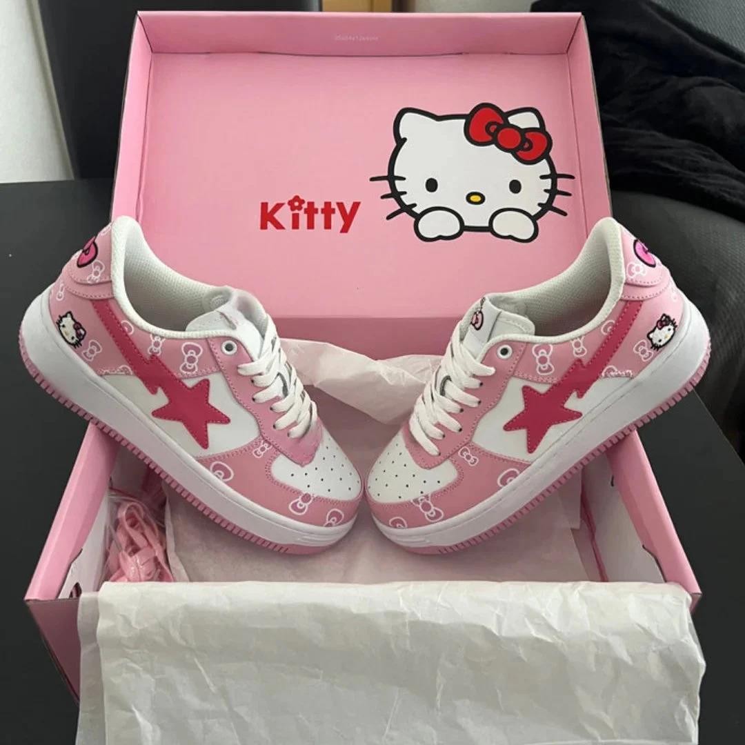 Kitty Pembe Spor Ayakkabı