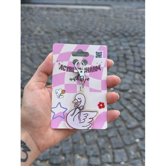 Kuğu Akrilik Charm