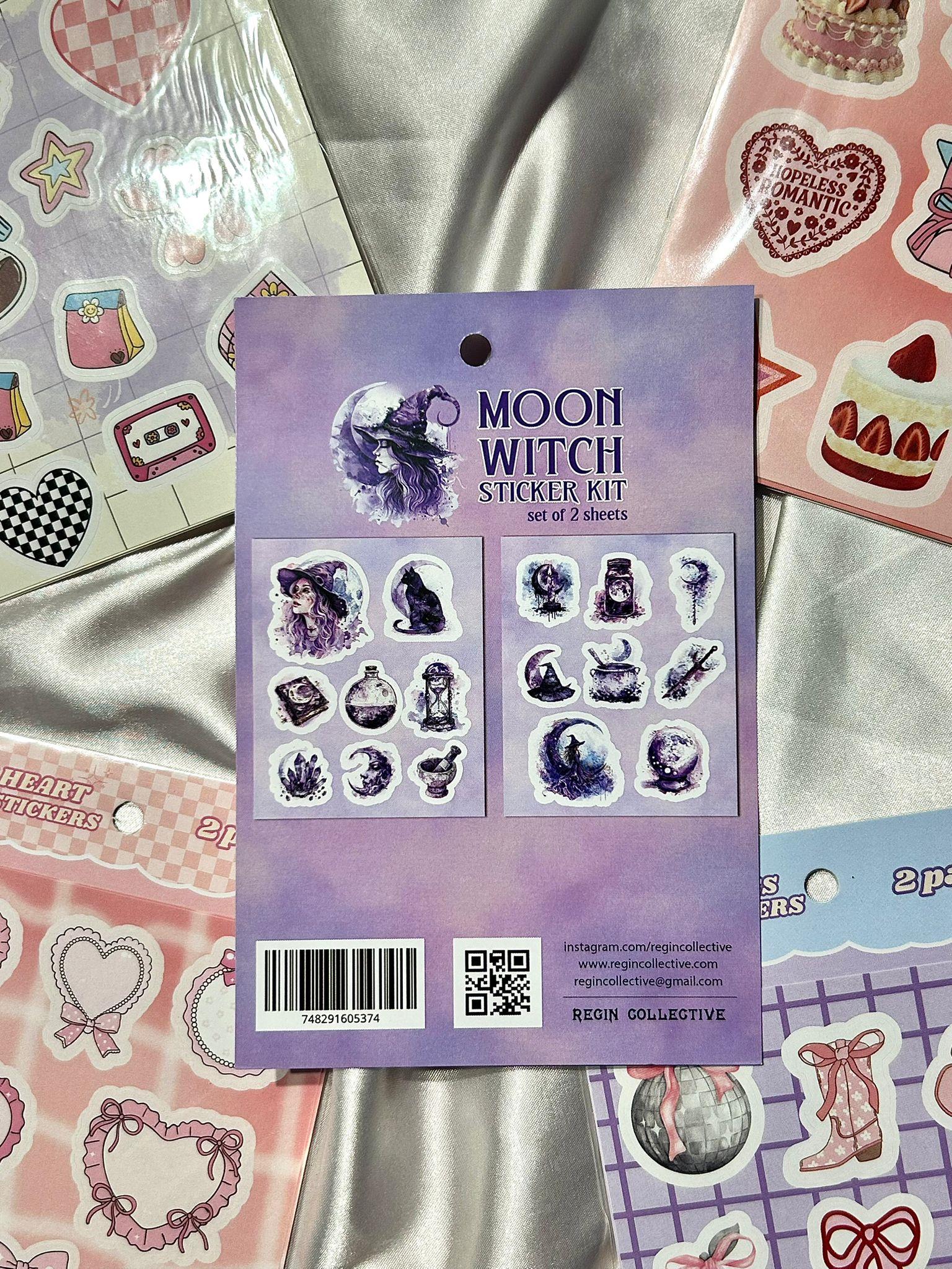 Moon Witch Sticker Kit