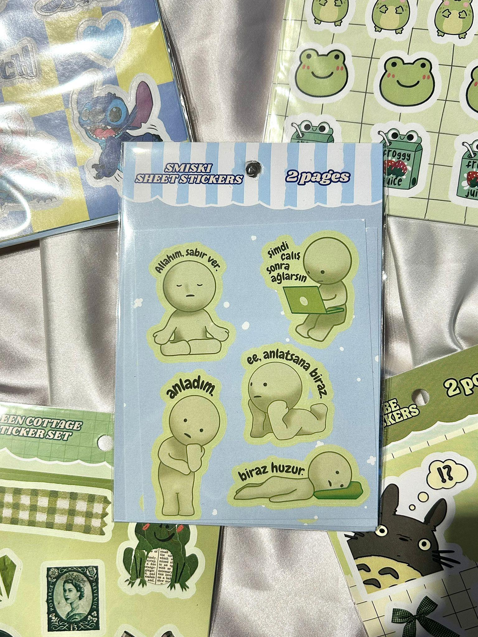Smiski Sheet Stickers