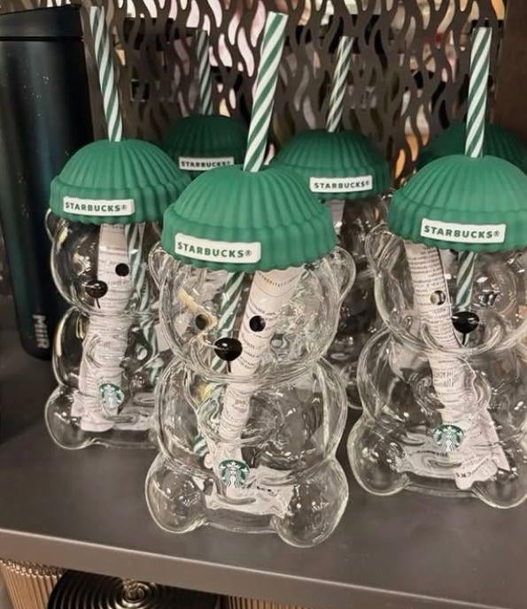 Starbucks Bear Cam Bardak