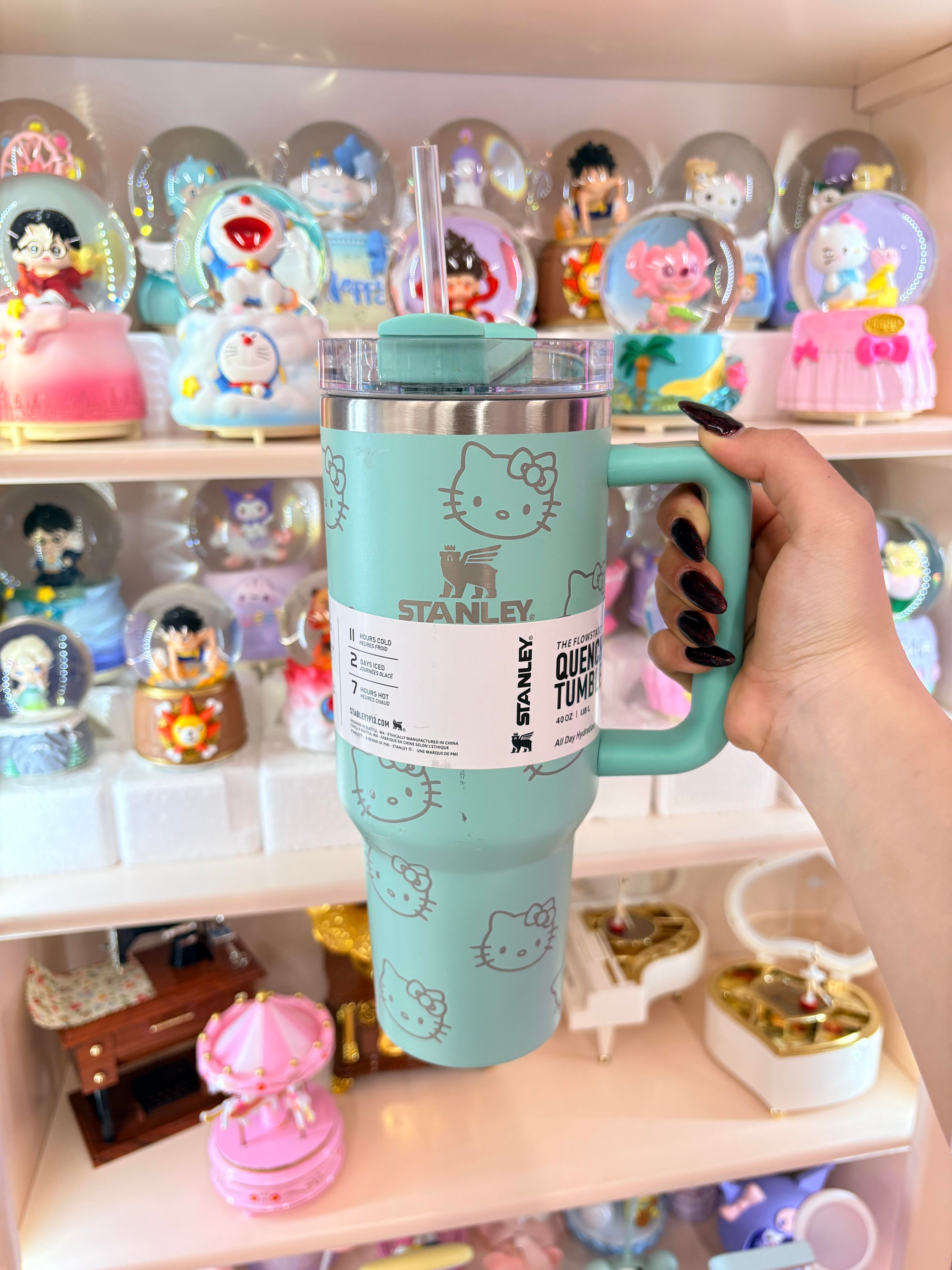Yeşil Hello Kitty Stanley Suluk