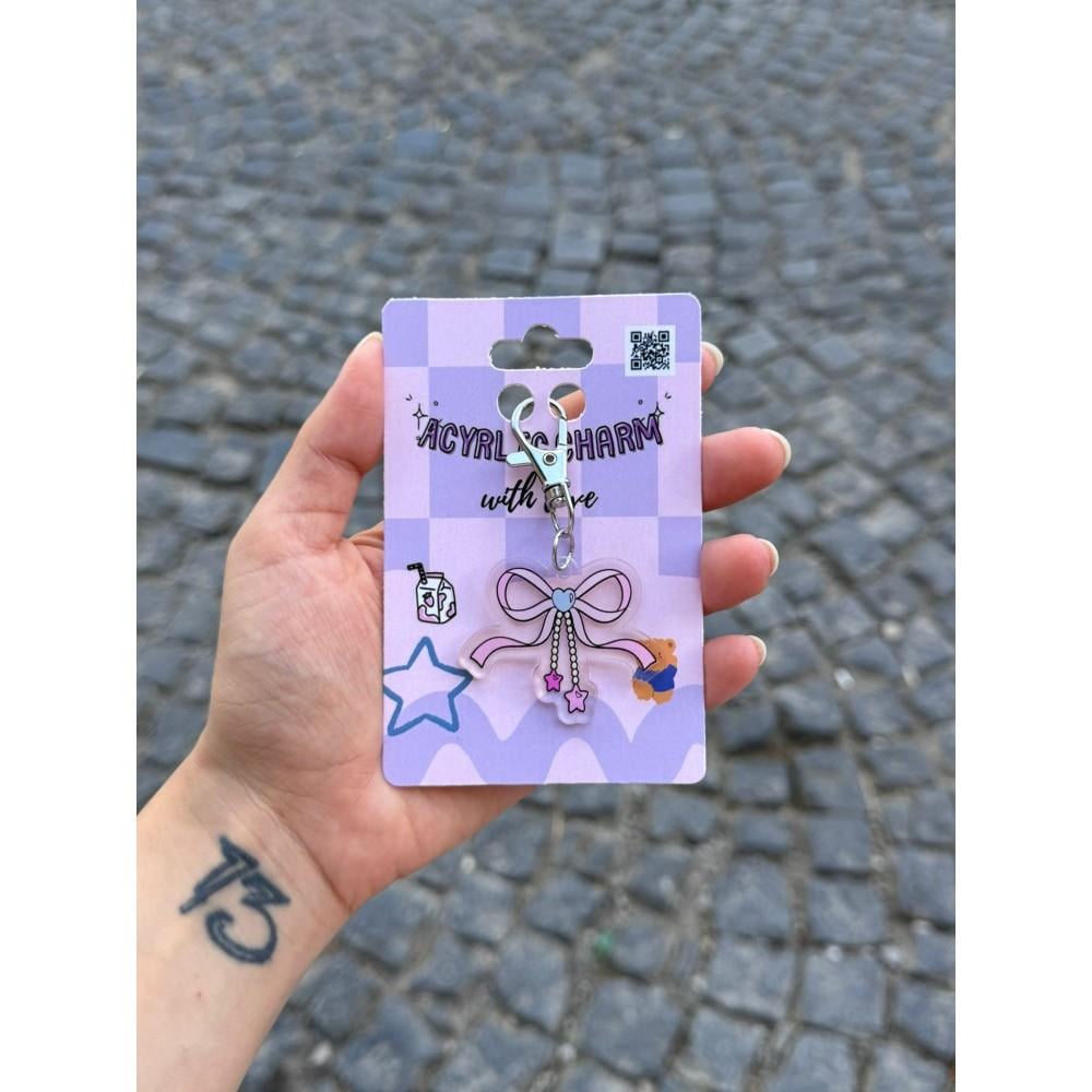 Yıldız Kurdele Akrilik Charm