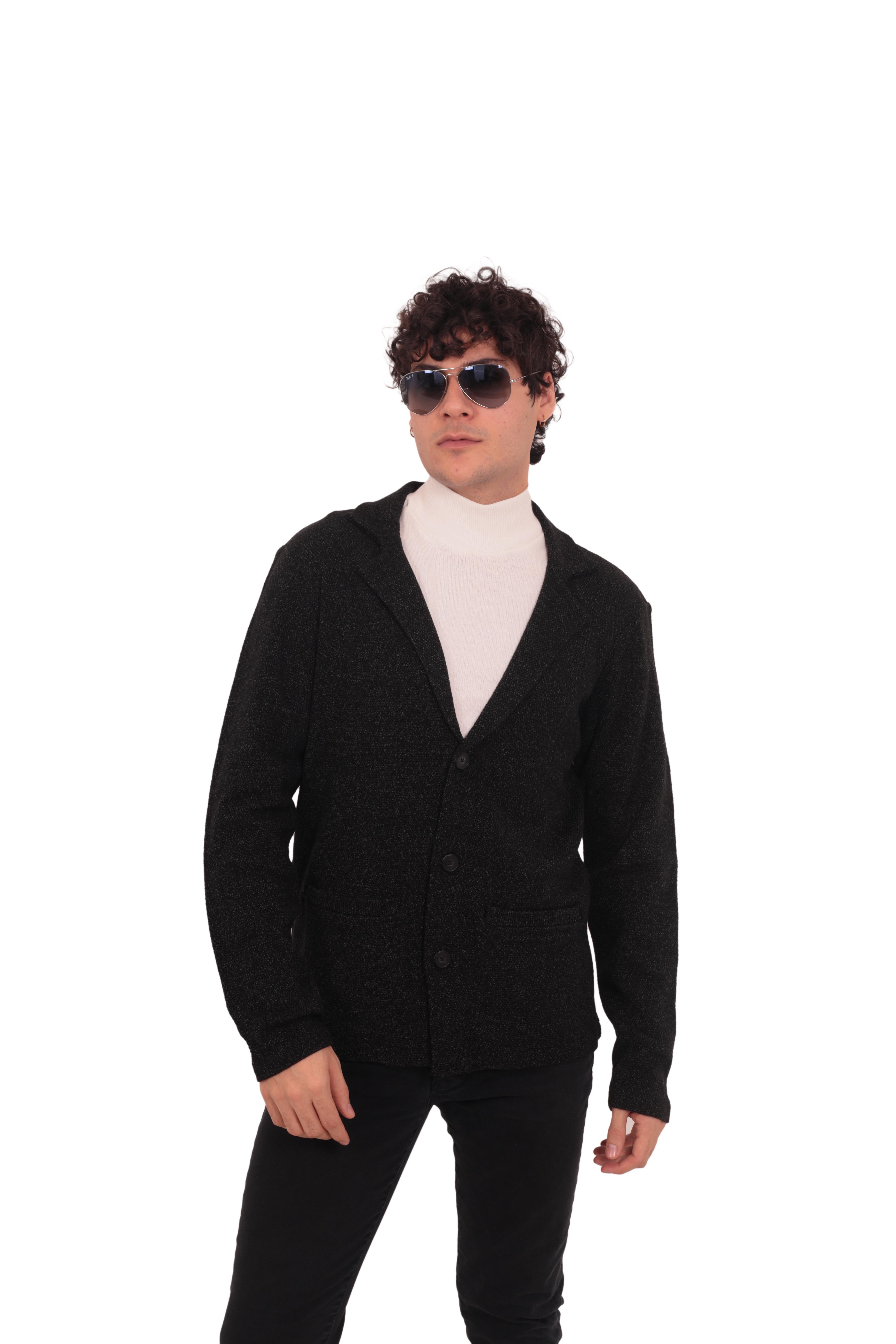 RTD&VLD Erkek TRİKO CEKET Füme