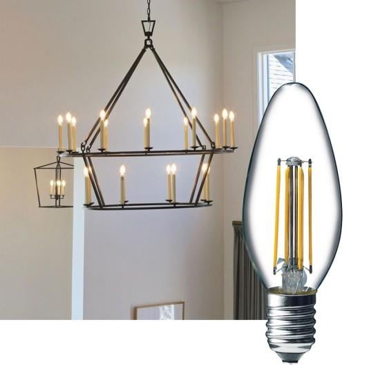 ACK AA36 00410 4W RUSTİK LED AMPUL 3000K GÜNIŞIĞI E14 C35 