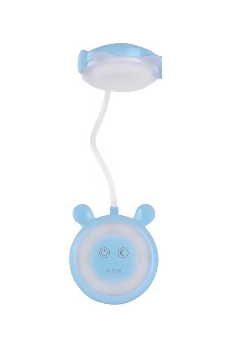 ACK AF11-10010 2 Renkli Mavi Kasa Şarj Edilebilir Masa Lambası