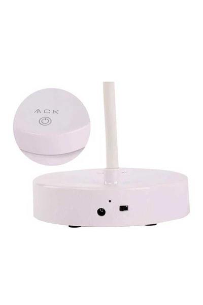 ACK AF11-10015 2.5W 2 RENKLİ DOKUNMATİK ŞARJ EDİLEBİLİR 280LM MASA LAMBASI