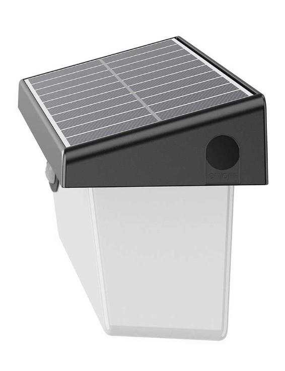 ACK AG60-03851 IP54 Siyah Solar Duvar Apliği