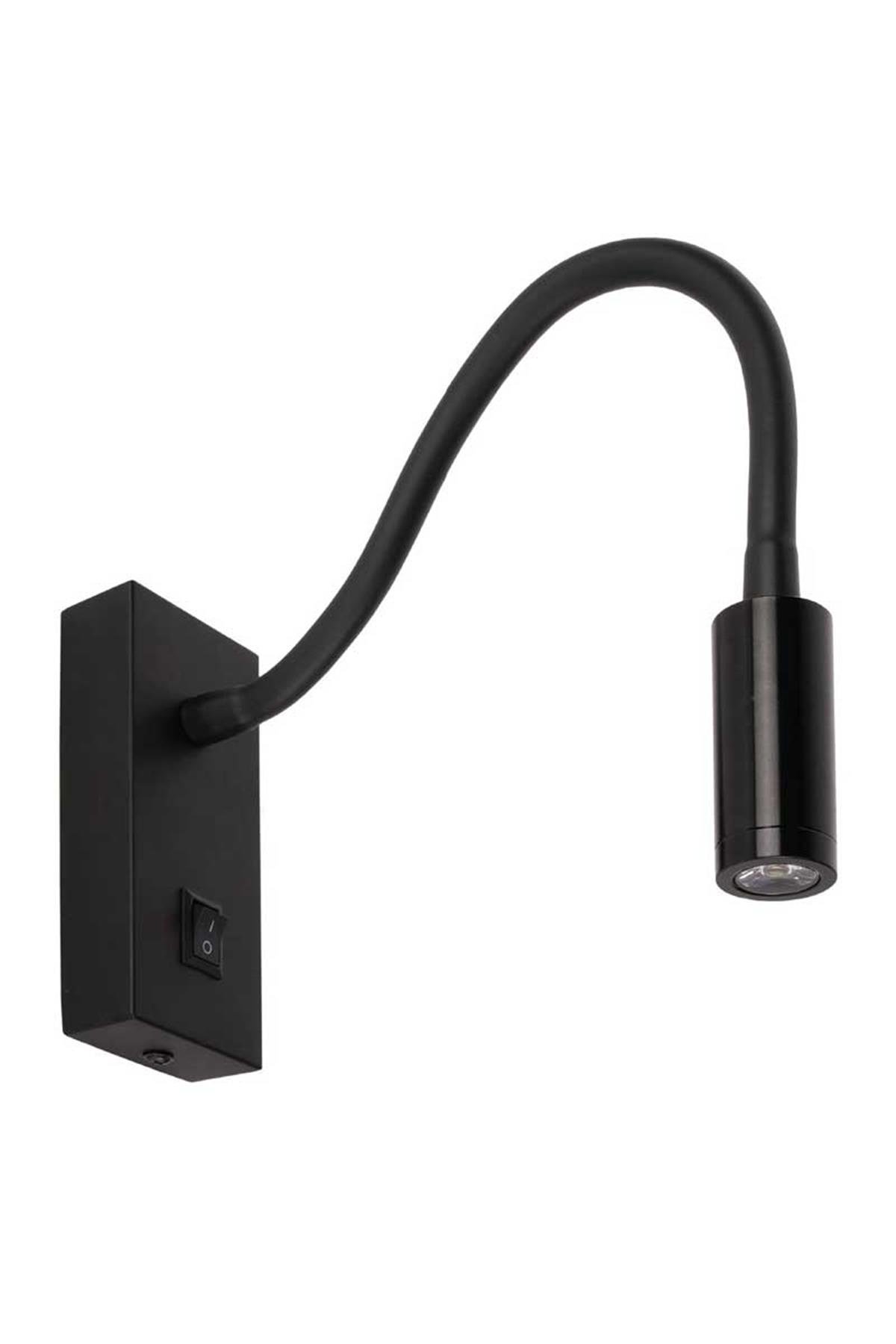 ACK Ah09-00301 3W Siyah 3000K  Led Aplik