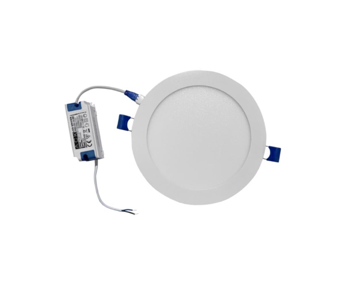 ACK AP01-00600 6W Beyaz 3000K Sıva Altı Yuvarlak Led Panel
