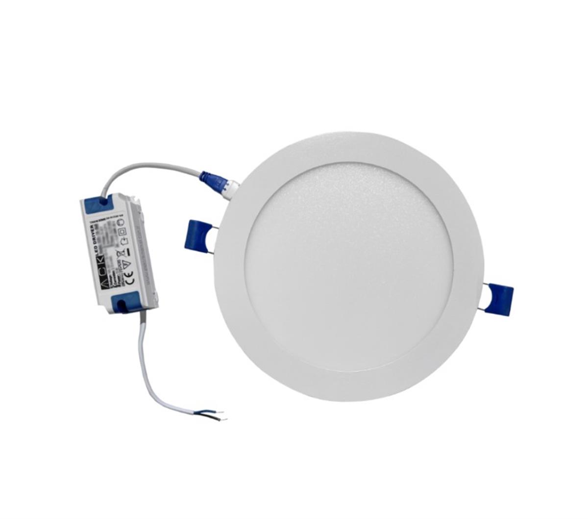 ACK AP01-01210 12W 4000K Ilık Beyaz Sıva Altı Yuvarlak Led Panel