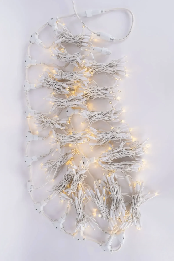 ACK AS90-00300 2x2m 220V 3000K Günışığı Flaşlı 400 Ledli Işıklı Perde