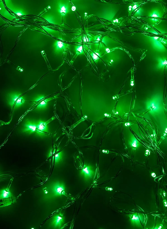 ACK AS90-00405 10m 220V Yeşil 100 Ledli Eklenebilir İç Mekan Led Işık