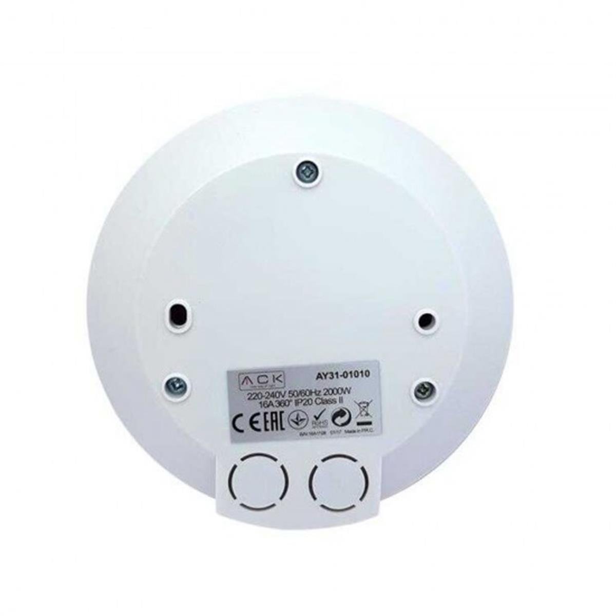 ACK AY31-01010 220V 360 Derece Tavan Tipi Lüks Hareket Sensörü