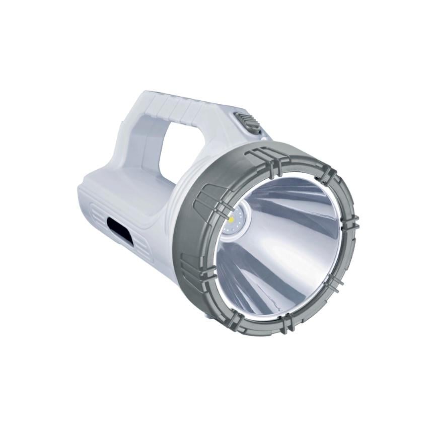 ACK ŞARJLI EL FENERİ 2 KADEMELİ BEYAZ RENK AC06-00130