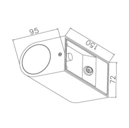 ACK Spotlıght Armatür Gu10 Duylu - Bos - Siyah Cift Yönlü Ip20 Pc Mr16