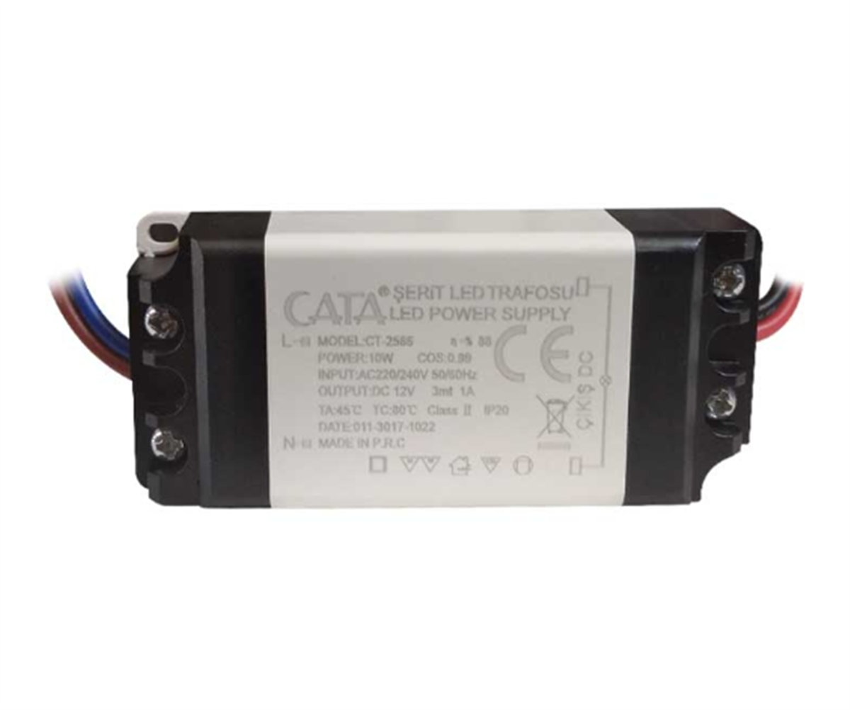 Cata CT-2566 1 Amper 10W Şerit Led Trafosu