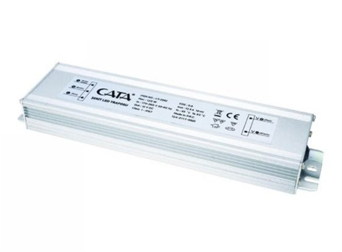 Cata CT-2592 12.5A 150W Dış Mekan Şerit Led Trafosu