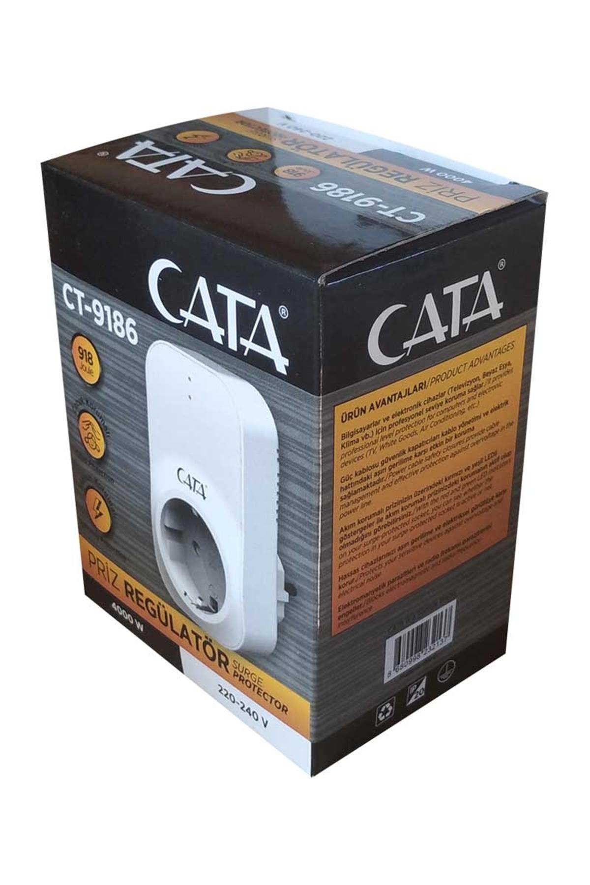CATA CT-9186 4000W 918 JOULE AKIM KORUMALI PRİZ