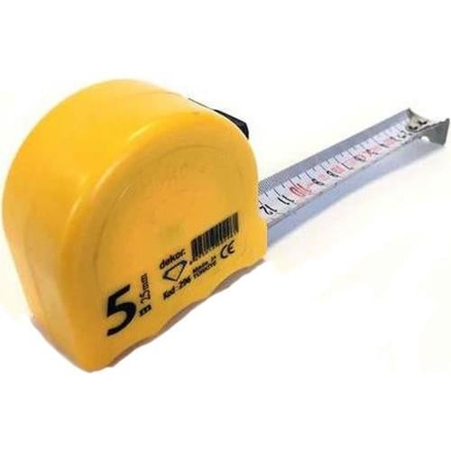 DEKOR 296 ŞERİT METRE SARI 5MT X 25MM 