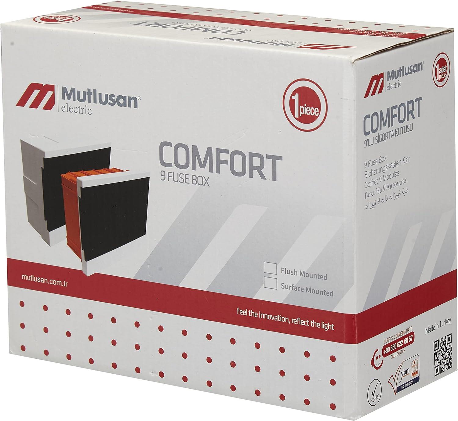 MUTLUSAN COMFORT 9'LU OTOMAT KUTUSU SIVA ALTI - 001 057 000009 00 00