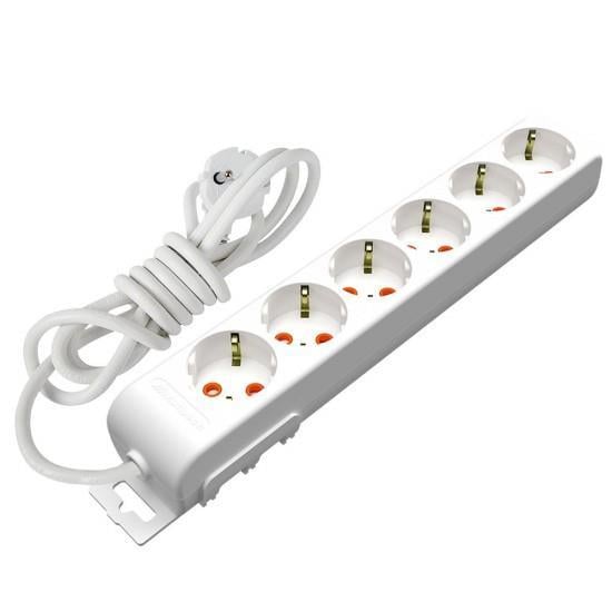 MUTLUSAN Rİ-TECH TOPRAKLI GRUP PRİZ ÇOCUK KORUMALI 3 METRE KABLOLU 001 175 610002 03 00