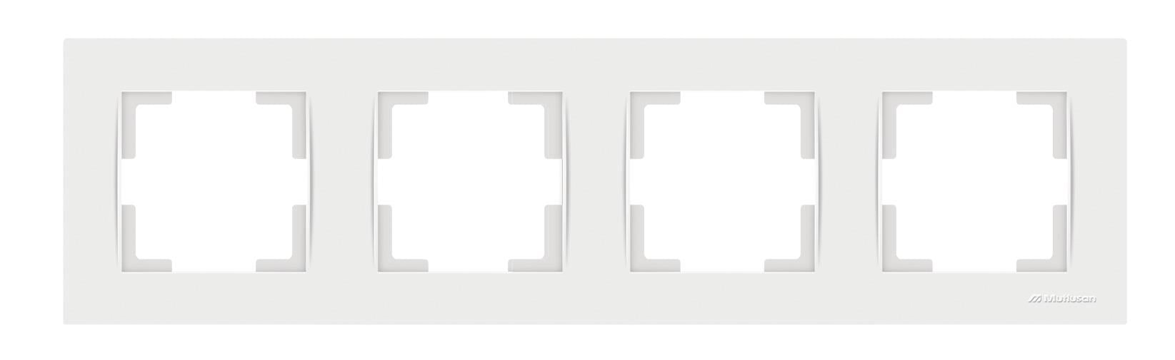 MUTLUSAN RİTA BEYAZ DÖRTLÜ YATAY ÇERÇEVE 2220 800 1401