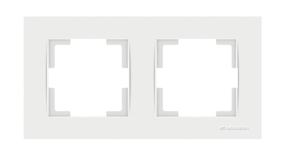 MUTLUSAN RİTA BEYAZ İKİLİ YATAY ÇERÇEVE 2220 800 1201