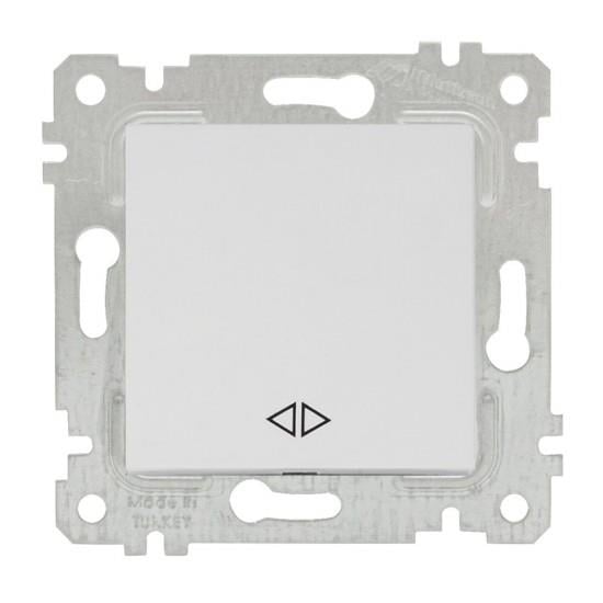 MUTLUSAN RİTA BEYAZ MEKANİZMA + TUŞ DEVİATÖR ARA VAVİEN (VİDALI) 2200 408 0201