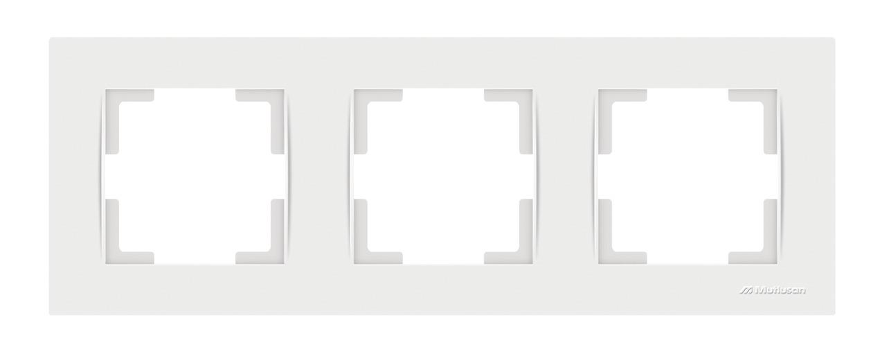 MUTLUSAN RİTA BEYAZ ÜÇLÜ YATAY ÇERÇEVE 2220 800 1301